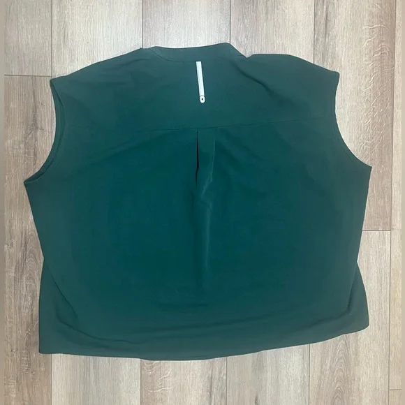 Figs British Racing Green Rafaela Oversized Scrub Top 3XL - Picture 2 of 5